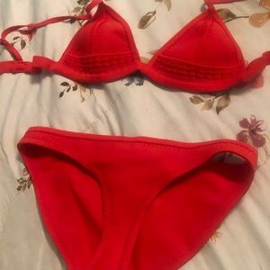 Triangl red swim ( size M )